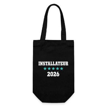 Installer 2026 Apprenticeship Examination Master Trainee - Gift Bag for Bottles - black - Front
