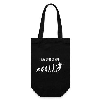 Evolution du football - Design rétro des joueurs de football - Sac à bouteille - noir - Devant