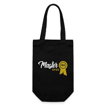 Le master a été obtenu lors de la cérémonie de remise des diplômes en 2026 - Sac à bouteille - noir - Devant
