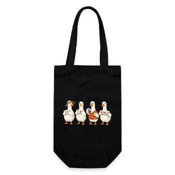 Mahjong goose - Geschenkbeutel für Flaschen - Schwarz - Vorne