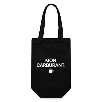 MON CARBURANT | Humour café - Sac à bouteille - noir - Devant