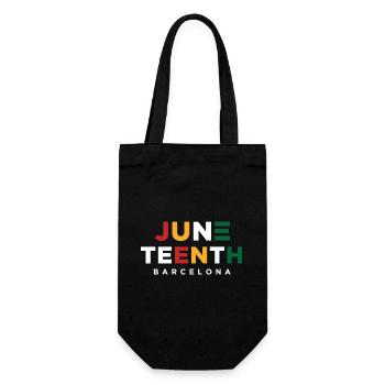 Bloc de couleurs de Juneteenth Barcelone - Sac à bouteille - noir - Devant