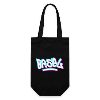 Graffiti de la journée de Bâle - Sac à bouteille - noir - Devant