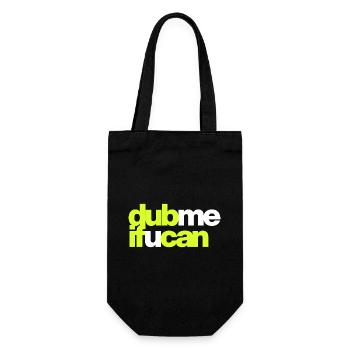 DUB, WENN DU KANNST - Geschenkbeutel für Flaschen - Schwarz - Vorne