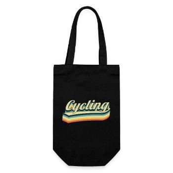 Cycling - Fahrrad - Geschenkbeutel für Flaschen - Schwarz - Vorne