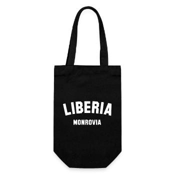 MONROVIA, Liberia - Geschenkbeutel für Flaschen - Schwarz - Vorne