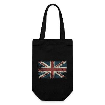 England - English flag - Homeland - Gift - Gift Bag for Bottles - black - Front