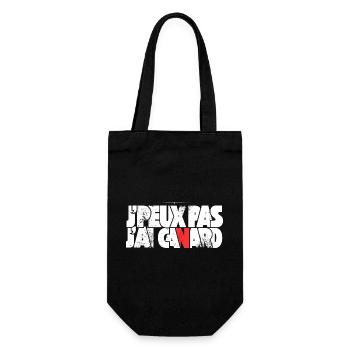 J'peux pas j'ai canard - Sac à bouteille - noir - Devant