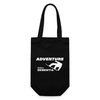 SNOWBOARD ADVENTURE - Gift Bag for Bottles - black - Front