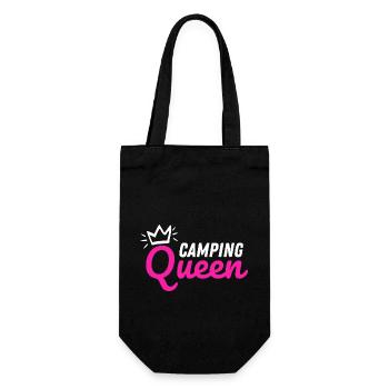 Camping Queen Camper Caravan Camping Vacances - Sac à bouteille - noir - Devant
