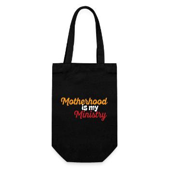 La maternité est mon ministère - Sac à bouteille - noir - Devant