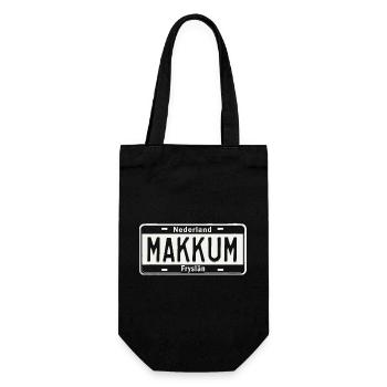 T-Shirt Makkum Hoodie Ijsselmeer Friesland - Geschenkbeutel für Flaschen - Schwarz - Vorne