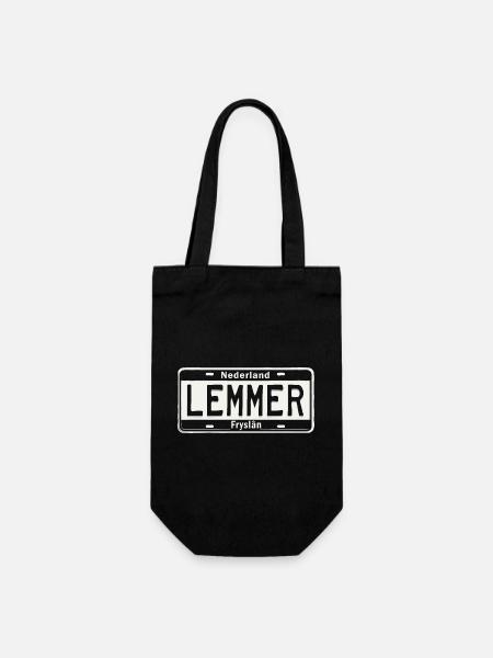 T-Shirt Lemmer Hoodie Ijsselmeer Holland Maritim - Geschenkbeutel für Flaschen - Schwarz
