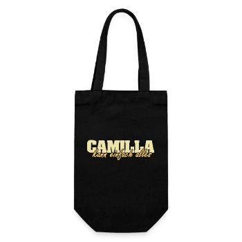Ms. Camilla - Gift Bag for Bottles - black - Front