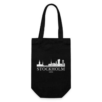 Stockholm Skyline, Stockholm Suède - Sac à bouteille - noir - Devant