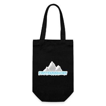 Geschenk für Finsteraarhorn - Geschenkbeutel für Flaschen - Schwarz - Vorne