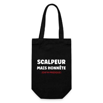 Scalpeur Honnête Presque - Sac à bouteille - noir - Devant