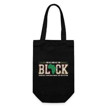 Fierté Afro Black History Month Vintage - Sac à bouteille - noir - Devant