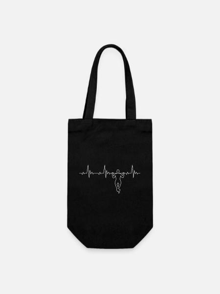 Calisthenics Battement de Coeur Heartbeat - Sac à bouteille - noir