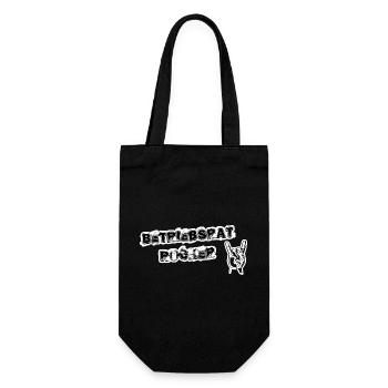 Betriebsrat Rocker black background - Geschenkbeutel für Flaschen - Schwarz - Vorne