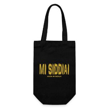 t-shirt Sicile t-shirt mi siddiai siciliano - Sac à bouteille - noir - Devant
