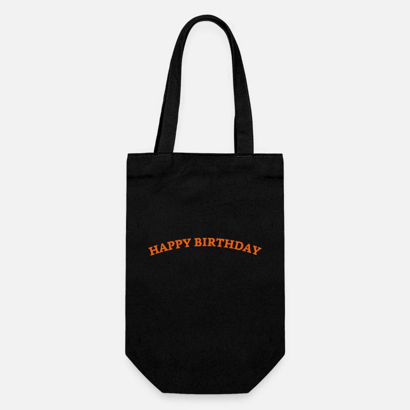 Bon anniversaire - Sac à bouteille - noir