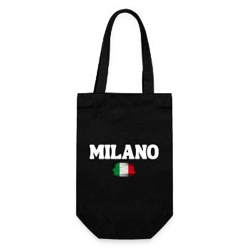 Milano Mailand Milan Italia - Gift Bag for Bottles - black - Front