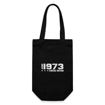 50. Geburtstag Juni 1973 Limited Edition Geschenk - Geschenkbeutel für Flaschen - Schwarz - Vorne