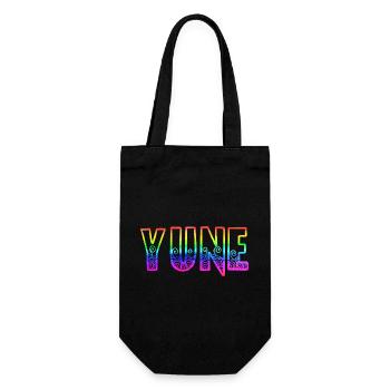 Yune RS Rainbow - Gift Bag for Bottles - black - Front