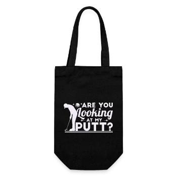 Are You Looking At My Putt - Gift Bag for Bottles - black - Front