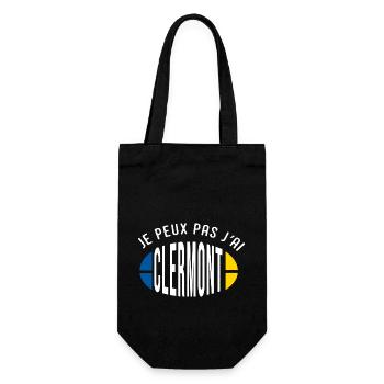 Rugby Je peux pas j ai Clermont supporter - Sac à bouteille - noir - Devant