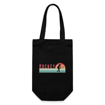 Hockey Femmes Sport Rétro Vintage - Sac à bouteille - noir - Devant