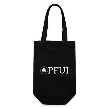 Ugh, Funny Dogs, Sayings, Dog Lovers - Gift Bag for Bottles - black - Front