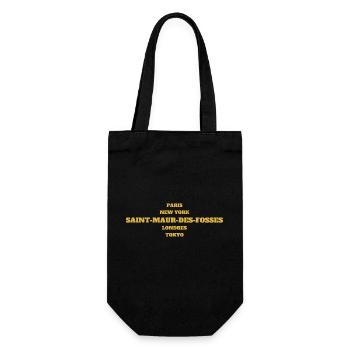 Saint Maur Style - Unique streets, unique style. - Sac à bouteille - noir - Devant