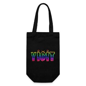 Yigit RS Rainbow - Gift Bag for Bottles - black - Front