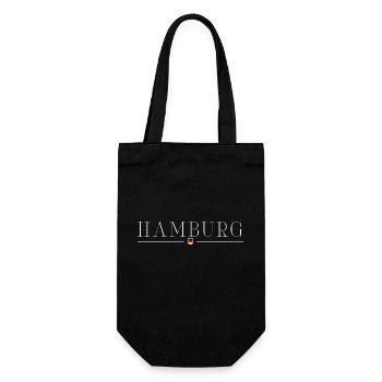 T-shirt Hambourg élégance - Sac à bouteille - noir - Devant