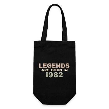 Légendes 1982 Vintage rétro anniversaire Original - Sac à bouteille - noir - Devant