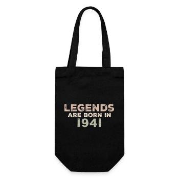 Légendes 1941 Vintage rétro anniversaire Original - Sac à bouteille - noir - Devant