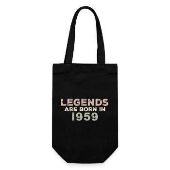 Légendes 1959 Vintage rétro anniversaire Original - Sac à bouteille - noir - Devant