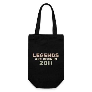 Légendes 2011 Vintage rétro anniversaire Original - Sac à bouteille - noir - Devant