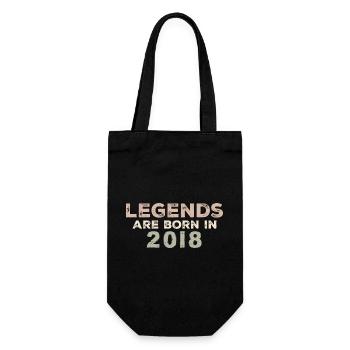 Légendes 2018 Vintage Rétro Anniversaire Original - Sac à bouteille - noir - Devant