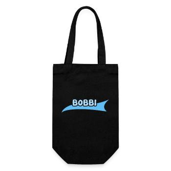 Gift for Bobbi - Gift Bag for Bottles - black - Front