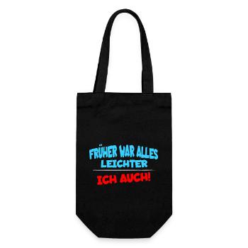 Avant, tout était plus facile, je disais aussi drôlement - Sac à bouteille - noir - Devant