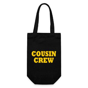 cousin crew - Geschenkbeutel für Flaschen - Schwarz - Vorne