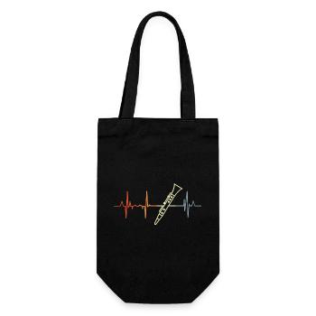 J’adore les clarinettes - Sac à bouteille - noir - Devant