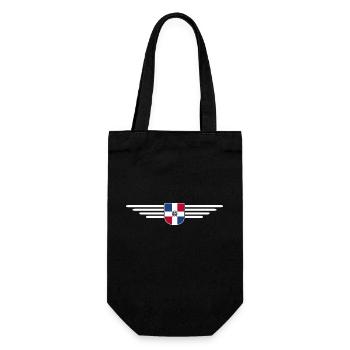 Dominikanische Republik T-Shirt Design - Geschenkbeutel für Flaschen - Schwarz - Vorne