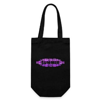 Summer - Geschenkbeutel für Flaschen - Schwarz - Vorne