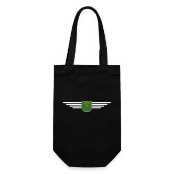 Adygea Design – Stylish for fans of the region - Gift Bag for Bottles - black - Front
