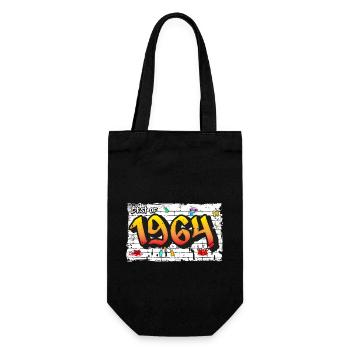 Graffiti vintage 1964 – 61 ans d’héritage audacieux - Sac à bouteille - noir - Devant