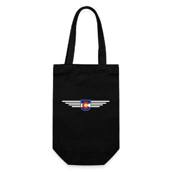T-shirt Colorado Fan – Montagnes et aventure - Sac à bouteille - noir - Devant